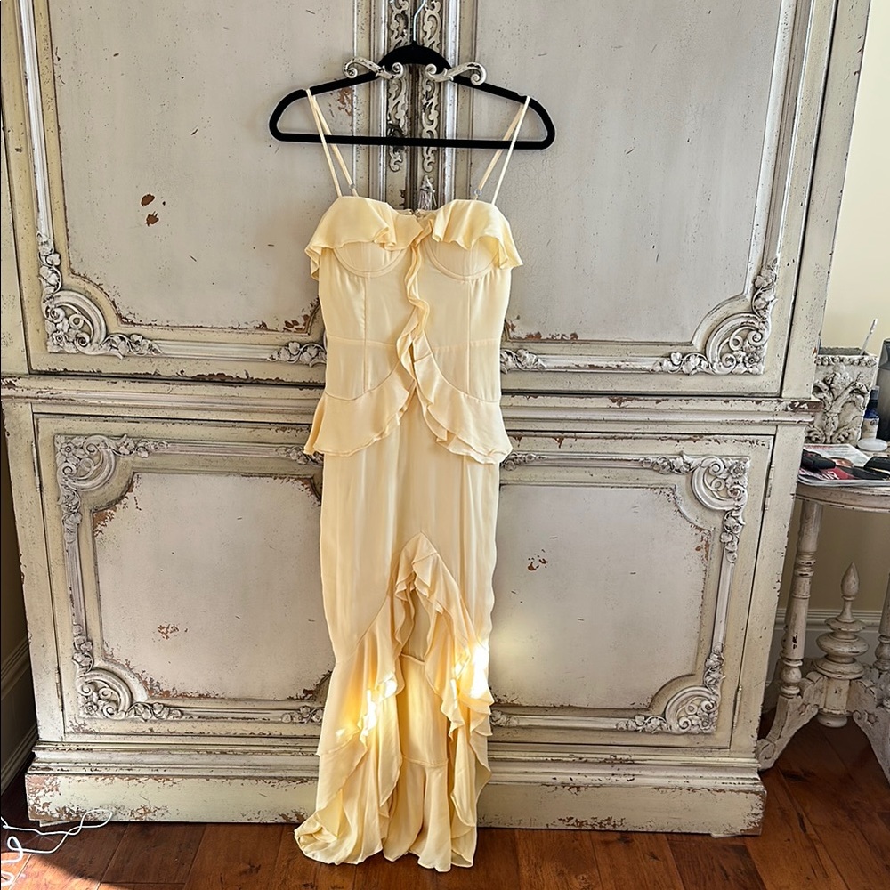 Lovers + Friends Cream Maxi Dress